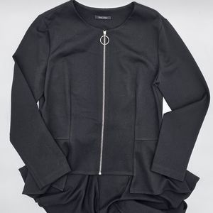 Zip up jacket with tail